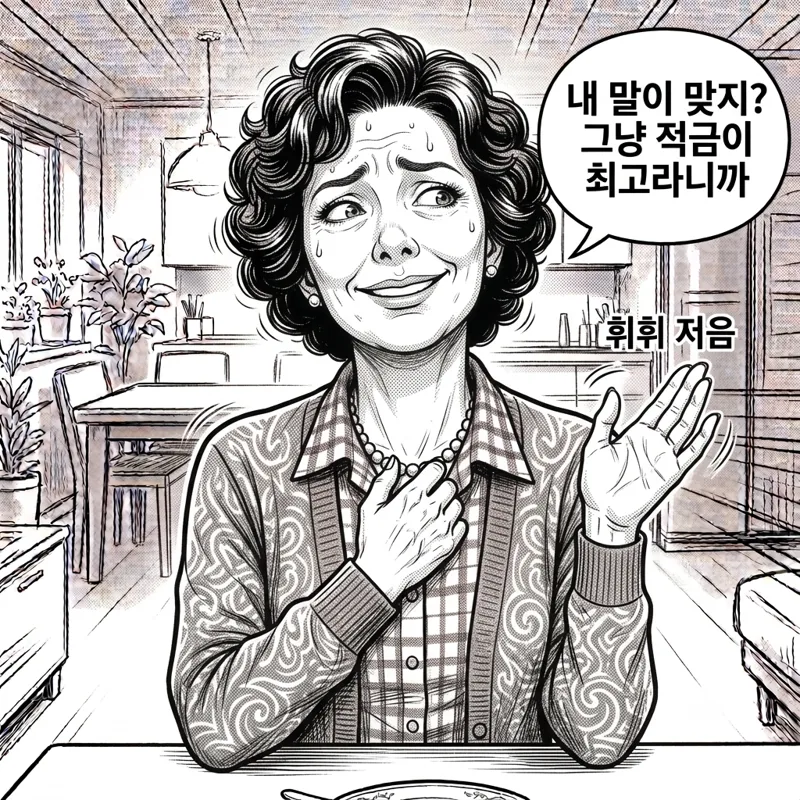 아줌마 지수 극공포 캐릭터 만화